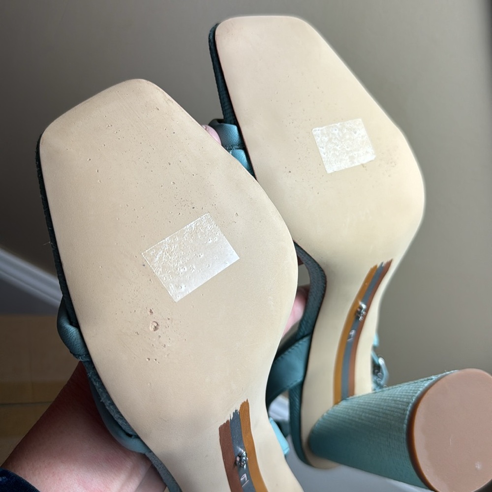 NWTIB • Sam Edelman • Womens Kia Block Heel Sandal • Tide Blue • Size 9 😍 - Picture 13 of 17